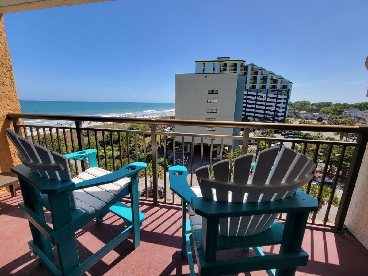 Ocean View King Suite With Modern Decor And Accents - Caravelle Resort 605 Sleeps 4 Guests Myrtle Beach Buitenkant foto