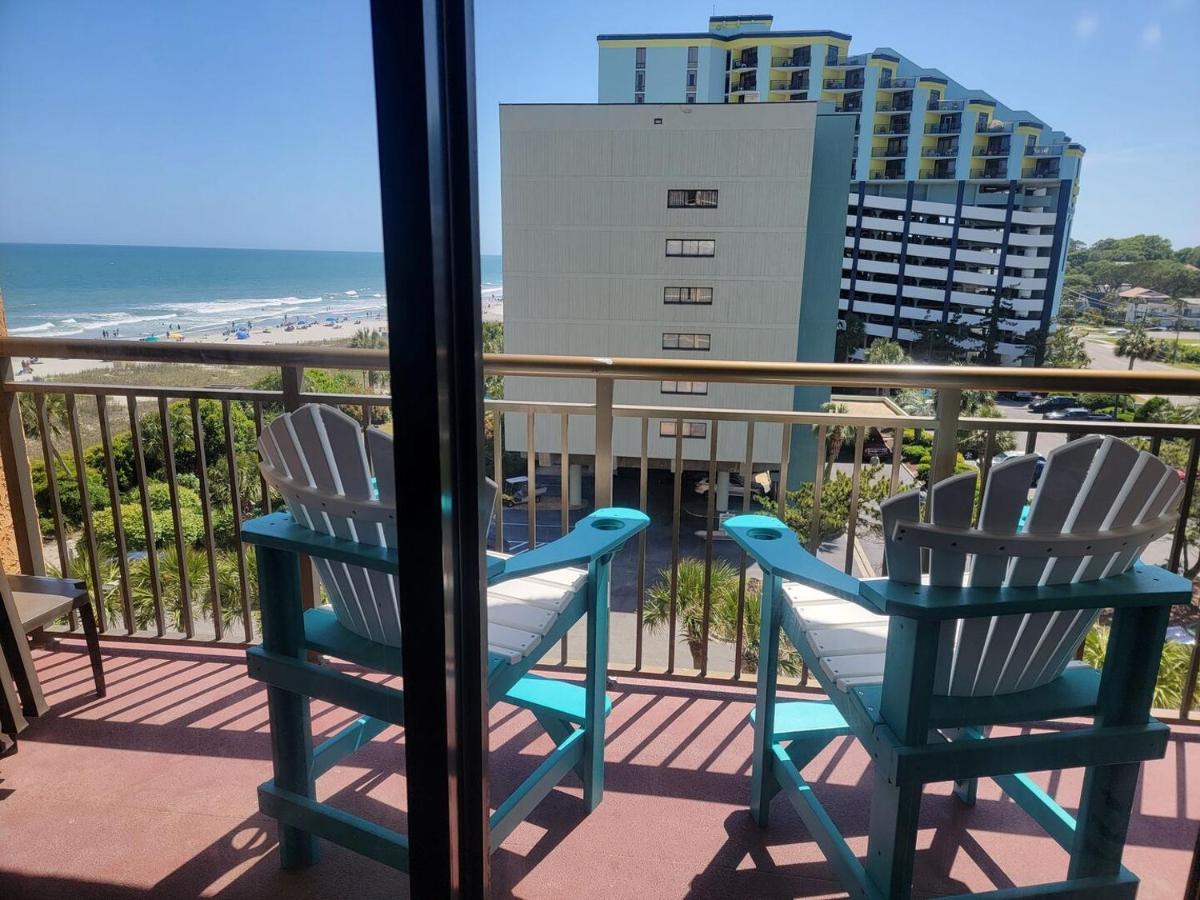 Ocean View King Suite With Modern Decor And Accents - Caravelle Resort 605 Sleeps 4 Guests Myrtle Beach Buitenkant foto